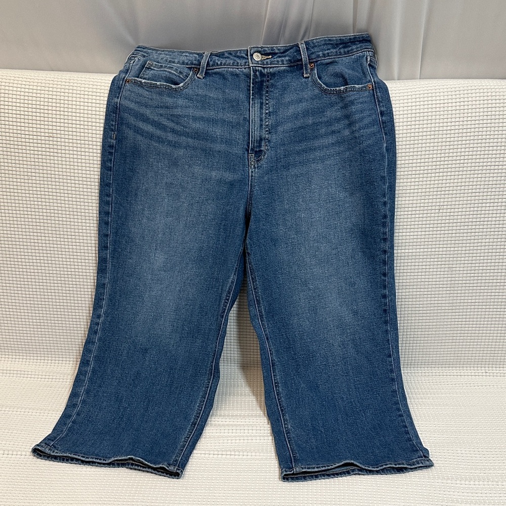 Old Navy Women's Wide Leg Jeans in Blue